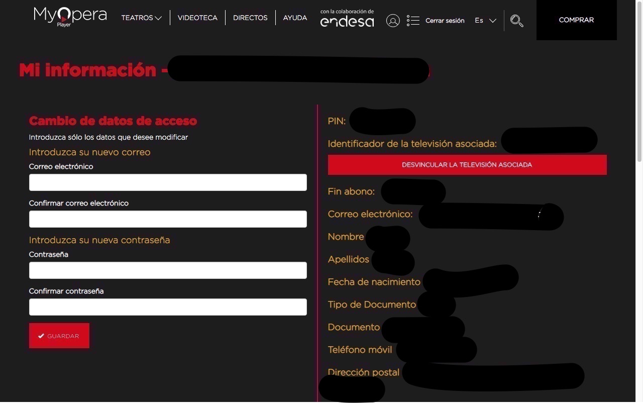 Mi cuenta